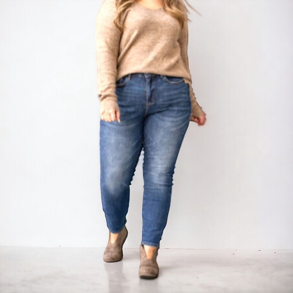 Judy Blue Bowie High Rise Control Top Skinny Jeans Women's Sz 22 - Picture 1 of 16